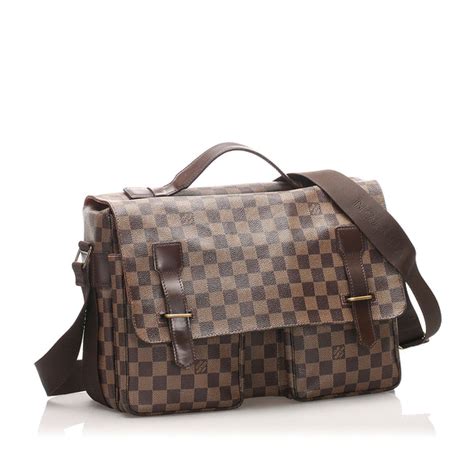 louis vuitton broadway bag|LOUIS VUITTON Damier Ebene Broadway Messenger Bag.